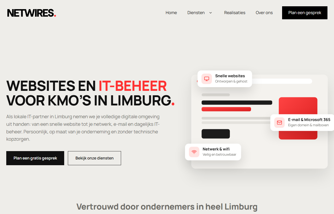 De nieuwe Netwires-website